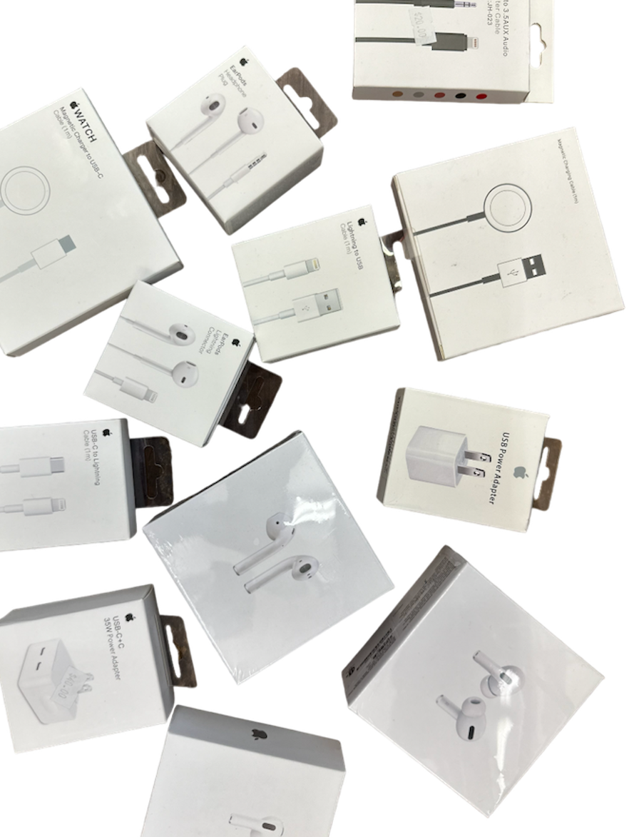 Phone accessories display Decatur GA - iPhone cases, chargers, screen protectors, and phone accessories